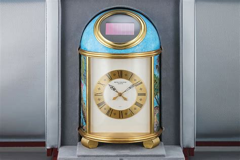 patek philippe dome clock painting.